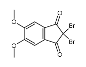 5,6-dimethoxy-2,2-dibromoindan-1,3-dione Structure