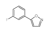 5-(2-氟苯基)异噁唑结构式