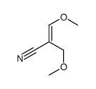 3-methoxy-2-(methoxymethyl)prop-2-enenitrile结构式