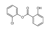 BENZOIC ACID, 2-HYDROXY-, 2-CHLOROPHENYL ESTER结构式