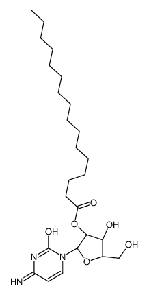 [(2R,3S,4R,5R)-2-(4-amino-2-oxopyrimidin-1-yl)-4-hydroxy-5-(hydroxymethyl)oxolan-3-yl] hexadecanoate Structure