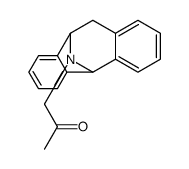 1-(10,11-dihydro-5H-5,10-epiminodibenzo[a,d][7]annulen-12-yl)propan-2-one Structure