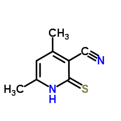 4,6-dimethyl-2-sulfanylnicotinonitrile Structure