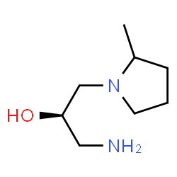 1-Pyrrolidineethanol,alpha-(aminomethyl)-2-methyl-,(alphaR)-(9CI) Structure