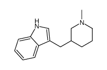 3-[(1-methylpiperidin-3-yl)methyl]-1H-indole结构式