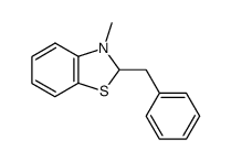 Benzothiazole, 2,3-dihydro-3-methyl-2-(phenylmethyl)- (9CI)结构式