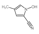 1H-Pyrrole-2-carbonitrile,1-hydroxy-4-methyl-结构式