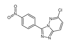 6-chloro-3-(4-nitrophenyl)-[1,2,4]triazolo[4,3-b]pyridazine结构式