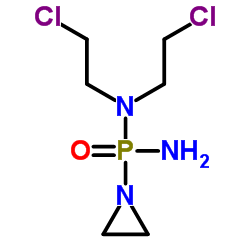 Phosphonic diamide, P-1-aziridinyl-N,N-bis (2-chloroethyl)-, (8CI 9CI)结构式