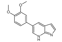 5-(3,4-dimethoxyphenyl)-1H-pyrrolo[2,3-b]pyridine Structure