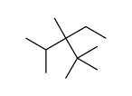 3-ethyl-2,2,3,4-tetramethylpentane结构式