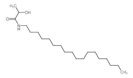 2-hydroxy-N-octadecyl-propanamide structure