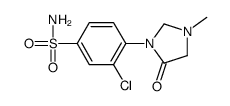 3-chloro-4-(3-methyl-5-oxoimidazolidin-1-yl)benzenesulfonamide Structure