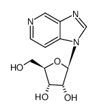 1-β-D-ribofuranosyl-1H-imidazo<4,5-c>pyridine Structure