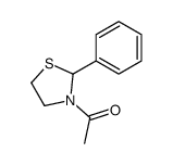 1-(2-phenyl-1,3-thiazolidin-3-yl)ethanone Structure