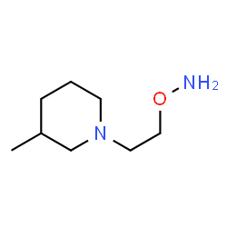 Piperidine, 1-[2-(aminooxy)ethyl]-3-methyl- (9CI) Structure