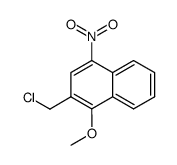 (2-chloromethyl-4-nitro-[1]naphthyl)-methyl ether Structure