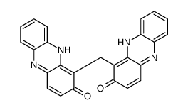 Di(2-hydroxyphenazin-1-yl)methane结构式