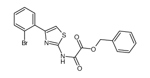 benzyl 2-[[4-(2-bromophenyl)-1,3-thiazol-2-yl]amino]-2-oxoacetate Structure