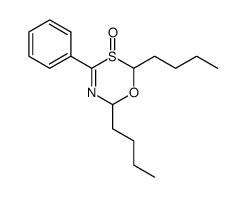 2,6-di-n-butyl-4-phenyl-6H-1,3,5-oxathiazine S-oxide Structure