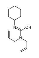 3-cyclohexyl-1,1-bis(prop-2-enyl)urea结构式