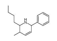 2-butyl-3-methyl-6-phenyl-1,2,3,6-tetrahydropyridine结构式