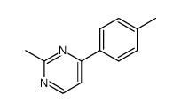 Pyrimidine, 2-methyl-4-(4-methylphenyl)- (9CI) Structure