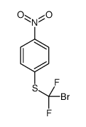 1-[bromo(difluoro)methyl]sulfanyl-4-nitrobenzene结构式