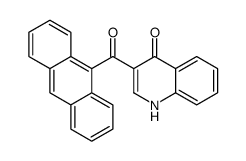 3-(anthracene-9-carbonyl)-1H-quinolin-4-one结构式