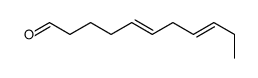undeca-5,8-dienal Structure
