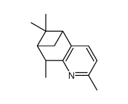 2,6,6,8-tetramethyl-5,6,7,8-tetrahydro-5,7-methanoquinoline结构式