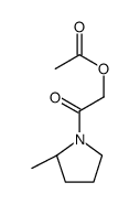 [2-[(2S)-2-methylpyrrolidin-1-yl]-2-oxoethyl] acetate Structure