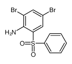 2-(benzenesulfonyl)-4,6-dibromoaniline结构式