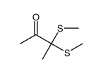 3,3-bis(methylthio)butan-2-one Structure