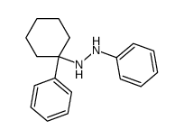 N-phenyl-N'-(1-phenyl-cyclohexyl)-hydrazine Structure