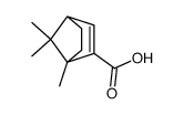 1,7,7-trimethylbicyclo(2.2.1)hept-2-ene-2-carboxylic acid Structure