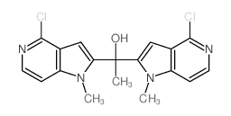 1,1-bis(5-chloro-9-methyl-4,9-diazabicyclo[4.3.0]nona-2,4,7,10-tetraen-8-yl)ethanol picture