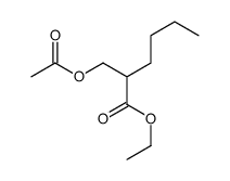 ethyl 2-(acetyloxymethyl)hexanoate Structure