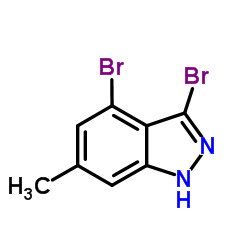 3,4-Dibromo-6-methyl-1H-indazole图片