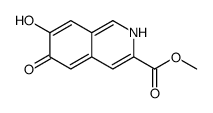 methyl 7-hydroxy-6-oxo-2H-isoquinoline-3-carboxylate Structure