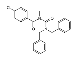 4-chloro-N-(dibenzylcarbamoyl)-N-methylbenzamide Structure