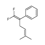 (1,1-difluoro-5-methylhexa-1,4-dien-2-yl)benzene Structure