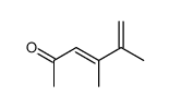 3,5-Hexadien-2-one, 4,5-dimethyl- (7CI)结构式