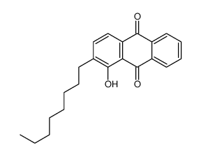 1-hydroxy-2-octylanthracene-9,10-dione Structure