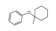 (1-methylcyclohexyl)oxybenzene结构式