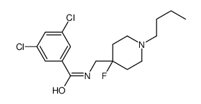 N-[(1-butyl-4-fluoropiperidin-4-yl)methyl]-3,5-dichlorobenzamide Structure