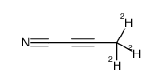 4,4,4-trideuteriobut-2-ynenitrile Structure