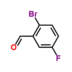 2-溴-5-氟苯甲醛结构式