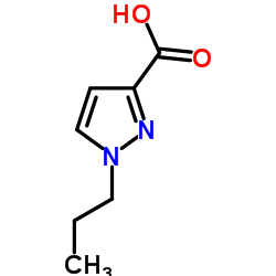 1-Propyl-1H-pyrazole-3-carboxylic acid结构式