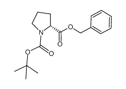 Boc-D-Pro-OBzl Structure